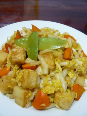 野菜と豆腐のさっぱりだけどコッテリ煮