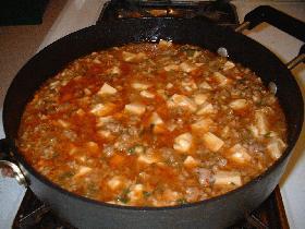 夫好みのこってり系麻婆豆腐