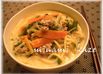 豆乳スープの野菜ラーメン