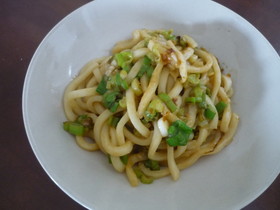ねぎ味噌焼きうどん