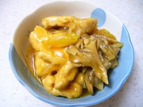 鶏むね肉のつるん☆柔らかサッパリ煮