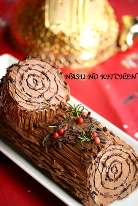 【ブッシュド・ノエル】クリスマスケーキ☆