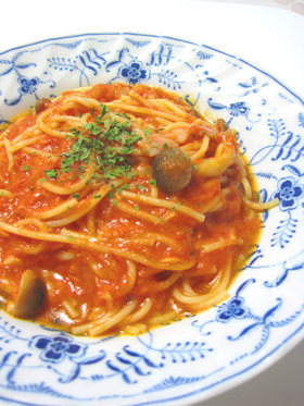 生クリーム不使用トマトクリームパスタ★