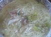 鶏かわ葱塩そうめん
