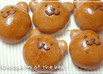 ＨＢ天然酵母でクマのチョコパン
