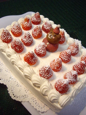 コストコ風♪苺のクリスマスケーキ☆