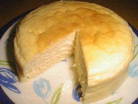 チーズとヨーグルトの小さいケーキ