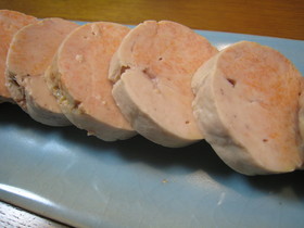 しょっぱくない蒸しあん肝。