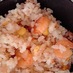 炊飯器ｄｅエビピラフ♪