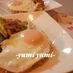 豚キャベツの甘辛丼♡とろ～り卵のせ