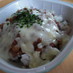 １人お昼ごはんに、納豆チーズめし