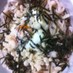 温泉卵とネギのそうめん☆ごま油風味