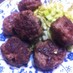 合びき肉のつくね風