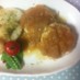 鶏ミンチと豆腐のみぞれあんかけハンバーグ