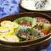ピーマンと牛肉の炒め物。柚子こしょう風味