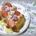 簡単デコレーション♪シフォンサンド♪