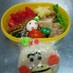 ✿キャラ弁にカラフルうずらの卵✿