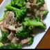 ブロッコリーと豚肉のオイスターソース炒め