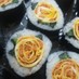 行楽に☆バラの花巻き寿司♪