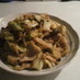 キャベツと鶏胸肉炒め♪レモンバターソース