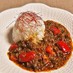 クミンを使った夏野菜のキーマカレー