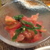 ☆トマトの大葉のごま風味和え☆
