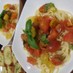ミニトマトのピクルスで冷製パスタ