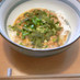 朝食･ランチ･夜食にも♪納豆釜玉そうめん