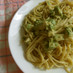 海老とアボカドの冷製パスタ。