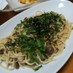 しめじといんげんのたらこスパゲティ