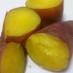 炊飯器で、ふかし芋