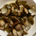 あさりの酒蒸し、バター風味