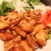 れんこんとささみの照り焼き