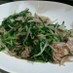 豚肉もやしニラ炒め
