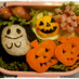 茹で卵deハロウィンかぼちゃ★キャラ弁に
