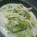クリーミー味噌ミルク！！豚キャべうどん