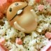 ゆで卵で簡単★なめこ栽培キット　キャラ弁