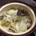 お鍋風?　牡蠣の昆布酒蒸し　熱々が最高！