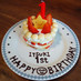 1歳のお誕生日にバースデーケーキ♪