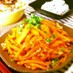 たっぷり人参と豚肉の酢っぱり炒め煮