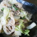 こってり♪白菜と豚肉のオイマヨ炒め