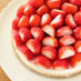 本格苺のレアチーズケーキ
