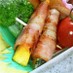 お弁当に♡かぼちゃのベーコン巻き