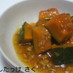 かぼちゃのとろっとそぼろ煮。