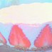 ピンクな♡苺レアチーズケーキ