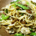 しめじと長ネギの　和風パスタ　