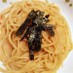 めんつゆで作る☆たらこスパゲティ