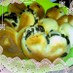 板チョコ使用♪ハート型チョコパン