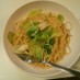 簡単ヘルシー♡ささみとレタスの和風パスタ