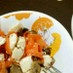 にんじんと豆腐のサラダ　きのこバター風味